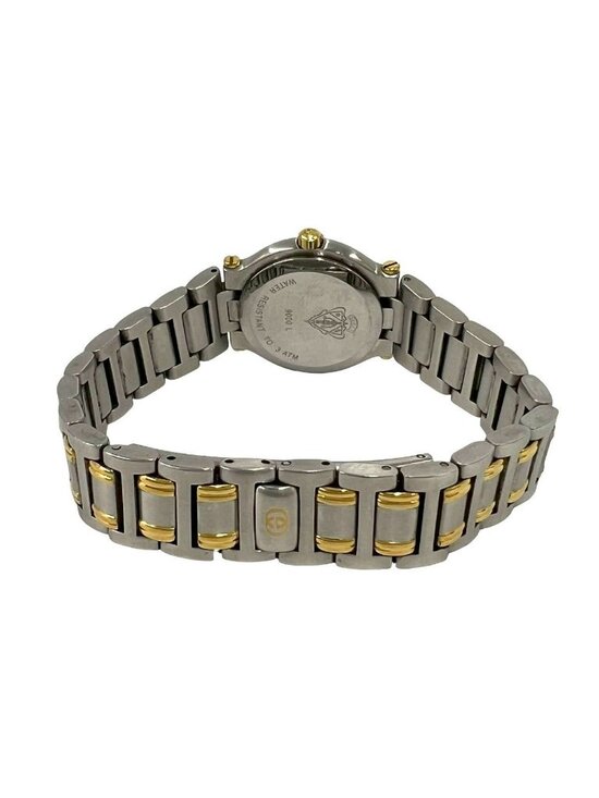 Gucci Log Stainless Steel Quartz Watch Wristwatch Silver Gold main image 7